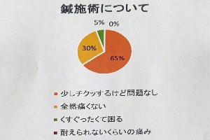 鍼施術の感想 鍼施術の感想